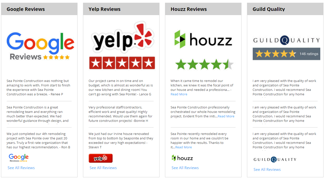 Customer reviews provide social proof